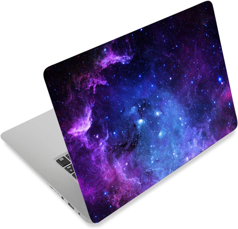 Laptop Stickers Decal,12 13 14 15 15.6 inches Netbook Laptop Skin Sticker Reusable Protector Cover Case for Toshiba Hp Samsung Dell Apple Acer Leonovo Sony Asus Laptop Notebook (Purple Starry Sky)